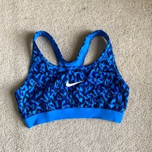 Nike Blue Sports Bra S
